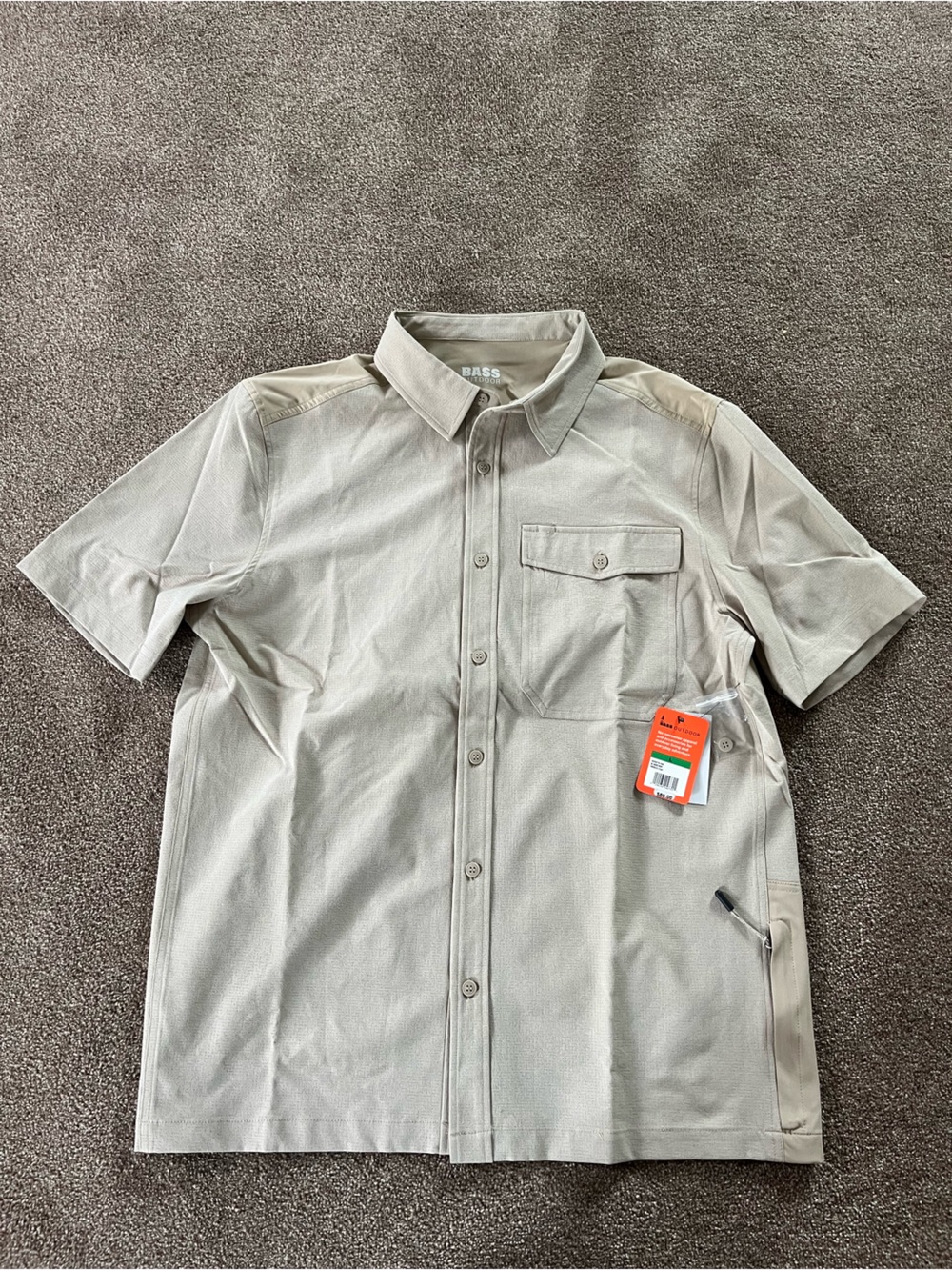 Bass Outdoor AC Hiker shirt NWT